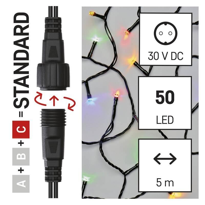 Spojovací řetěz EMOS 50 LED Standard,
