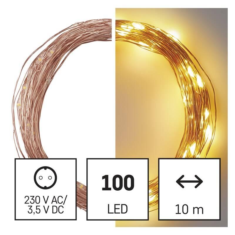 Vánoční osvětlení EMOS 100 LED nano