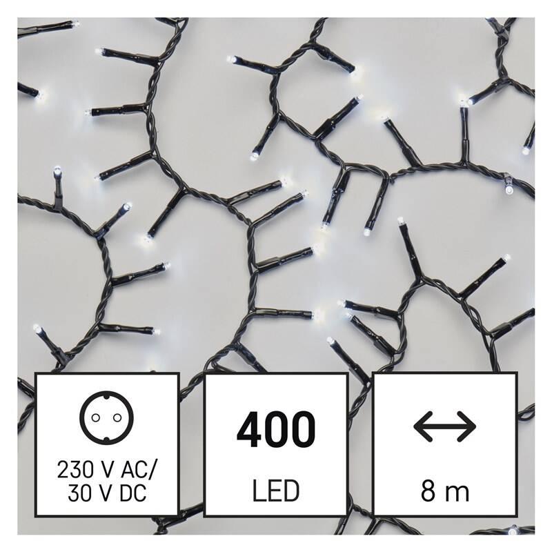 Vánoční osvětlení EMOS 400 LED řetěz - ježek, 8 m, venkovní i vnitřní, studená bílá, časovač, Vánoční, osvětlení, EMOS, 400, LED, řetěz, ježek, 8, m, venkovní, i, vnitřní, studená, bílá, časovač