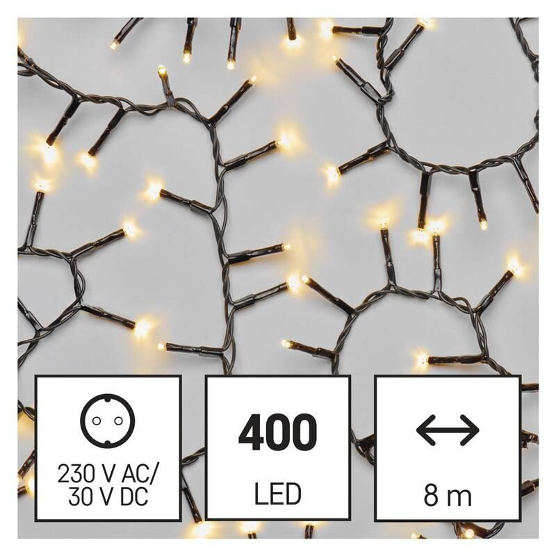 Vánoční osvětlení EMOS 400 LED řetěz - ježek, 8 m, venkovní i vnitřní, teplá bílá, časovač, Vánoční, osvětlení, EMOS, 400, LED, řetěz, ježek, 8, m, venkovní, i, vnitřní, teplá, bílá, časovač