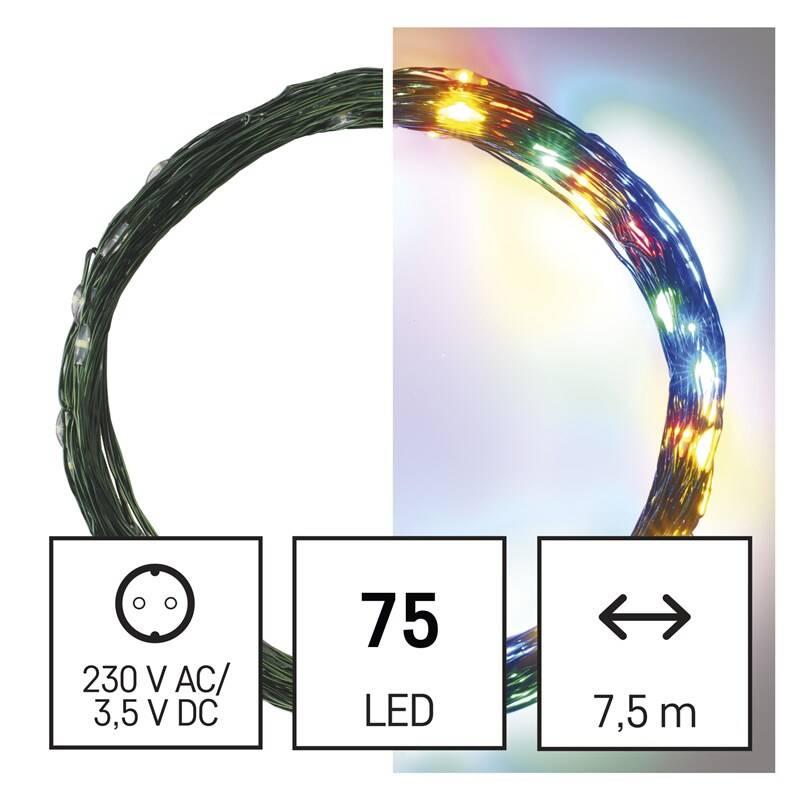 Vánoční osvětlení EMOS 75 LED nano