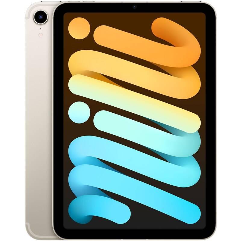 Dotykový tablet Apple iPad mini Wi-Fi Cellular 64GB - Starlight, Dotykový, tablet, Apple, iPad, mini, Wi-Fi, Cellular, 64GB, Starlight