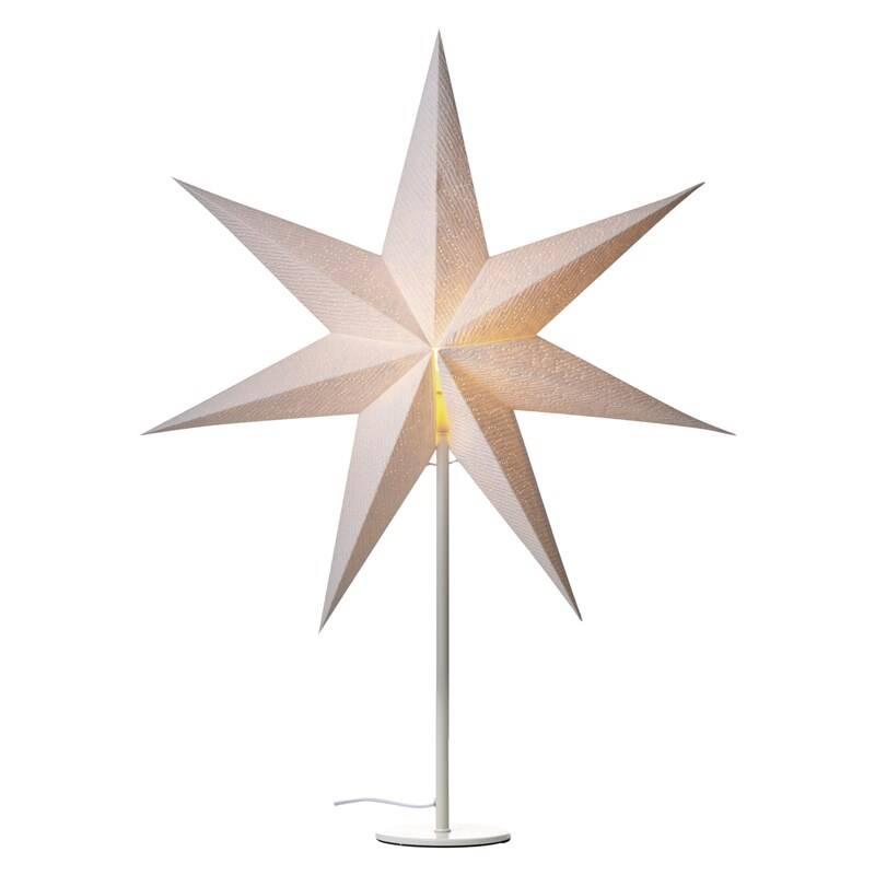 LED dekorace EMOS svícen na žárovku E14 s papírovou hvězdou bílý, 67x45 cm, vnitřní, LED, dekorace, EMOS, svícen, na, žárovku, E14, s, papírovou, hvězdou, bílý, 67x45, cm, vnitřní