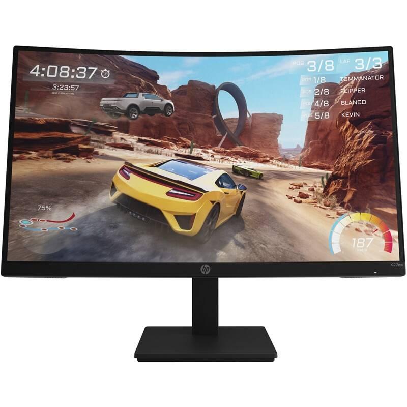 Monitor HP X27qc černý, Monitor, HP, X27qc, černý