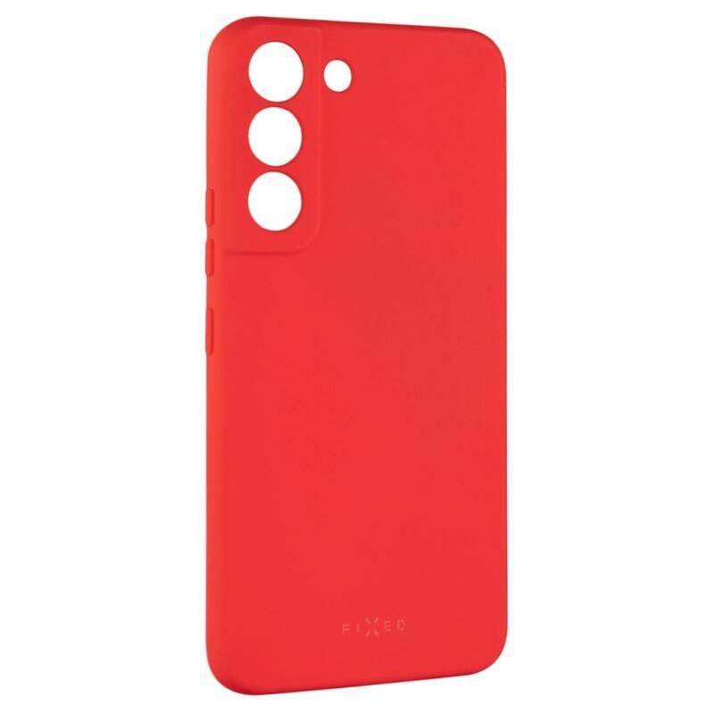 Kryt na mobil FIXED Story na Samsung Galaxy S22 5G červený