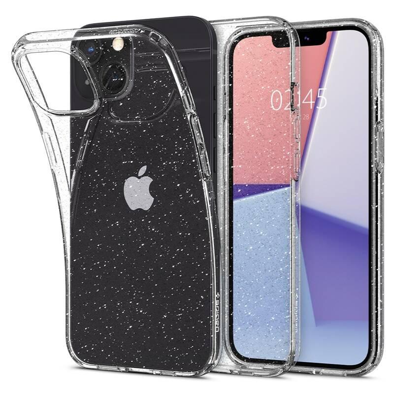 Kryt na mobil Spigen Liquid Crystal Glitter na Apple iPhone 13 průhledný, Kryt, na, mobil, Spigen, Liquid, Crystal, Glitter, na, Apple, iPhone, 13, průhledný