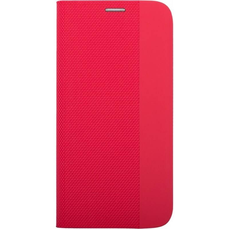 Pouzdro na mobil flipové WG Flipbook Duet na Apple iPhone SE červené