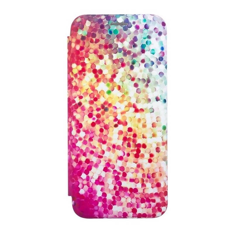 Pouzdro na mobil flipové WG 3D Evolution Glitter na Samsung Galaxy A13 4G růžové